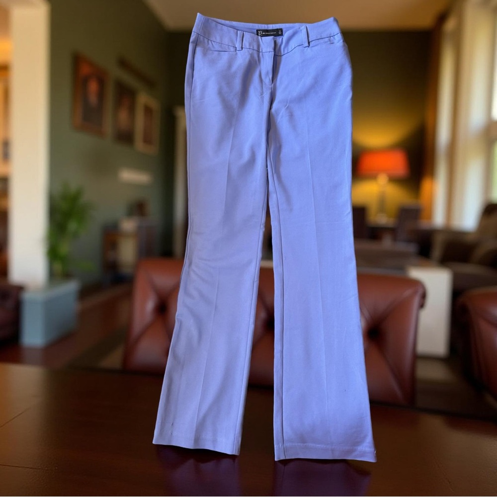 New York & Co Blue Size 6 W/Spandex Trousers
